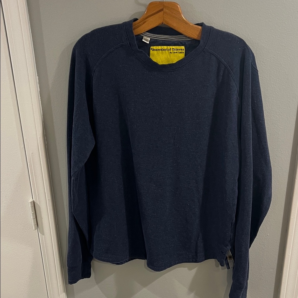 Men's Long Sleeve Navy Shirt